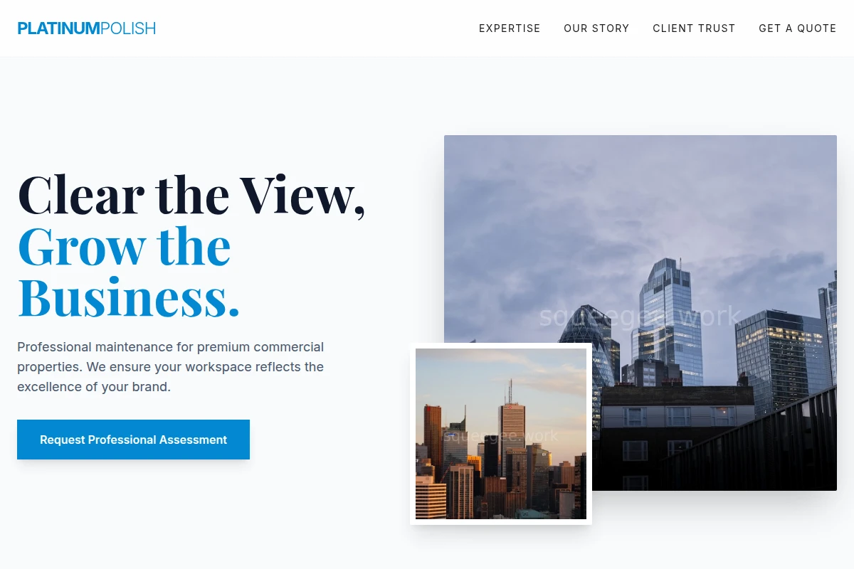 Squeegee Commercial Property