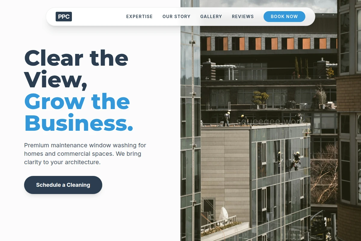 Maintenance Window Washing